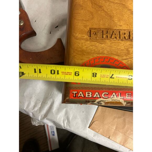 Vintage custom Tabacalera Harry Busch (Hairy Bush) wood cigar intimate toy box - Picture 4 of 5